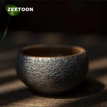 100ml Japanese Style Vintage Coarse Pottery Rust Glaze Tea Cup Tea Bowl Ceramics Kung Fu Tea Set Master Cup Creative Home Decor
100ml Japanese Style Vintage Coarse Pottery Rust Glaze Tea Cup Tea Bowl Ceramics Kung Fu Tea Set Master Cup Creative Home Decor
