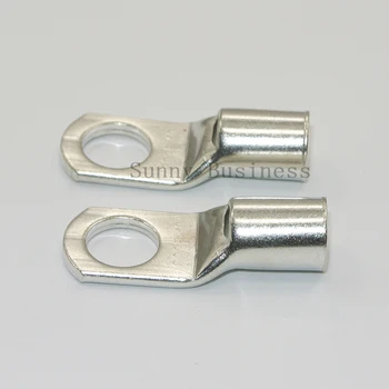 

100 X Copper Tube Terminals - Battery Cable Lugs/Eyelets Sizes 25mm 4AWG 5/16 in BATTERY CABLE CONNECTOR TERMINAL SC25-8