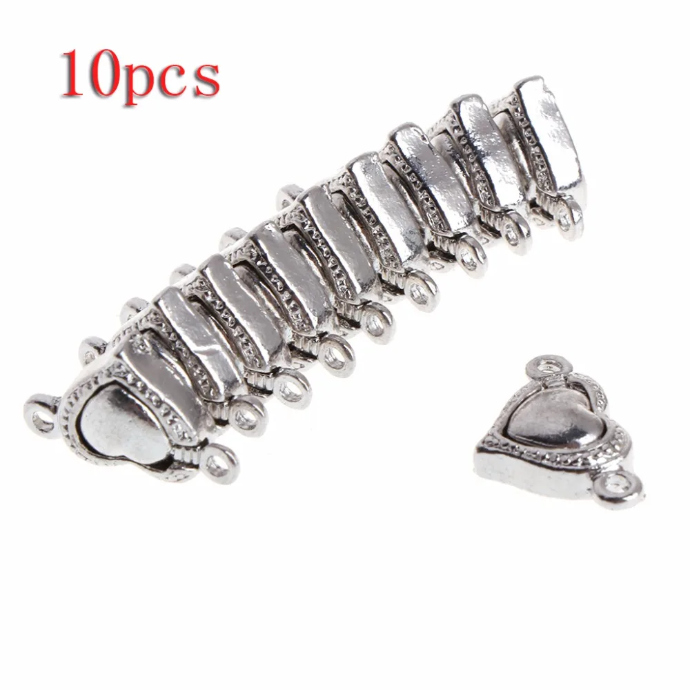 JAVRICK 10Pcs/Set 19x12mm Magnetic Clasps Heart Shape Silver Plated For Necklace Pendant Bracelets Jewelry Making 7AX0285
JAVRICK 10Pcs/Set 19x12mm Magnetic Clasps Heart Shape Silver Plated For Necklace Pendant Bracelets Jewelry Making 7AX0285