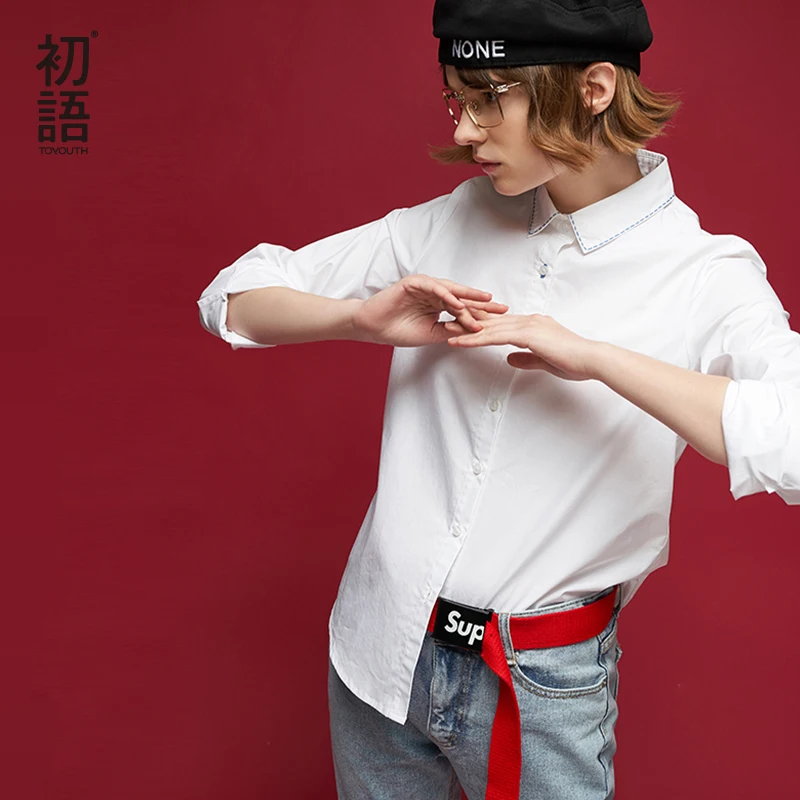 Toyouth Fresh Chic Style White Shirts All-Match Office Lady Solid Formal Blusa Mujer 2019 Autumn Long Sleeve Women Blouses
Toyouth Fresh Chic Style White Shirts All-Match Office Lady Solid Formal Blusa Mujer 2019 Autumn Long Sleeve Women Blouses