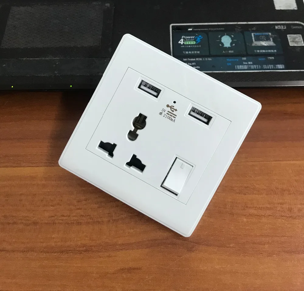 2018 New Dual 2 USB Wall Socket UK AU Plug with Switch Power Supply Plate 2100mA USB Wall Charger for Mobile Phone
2018 New Dual 2 USB Wall Socket UK AU Plug with Switch Power Supply Plate 2100mA USB Wall Charger for Mobile Phone