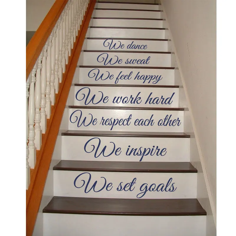 Modern Dancer Wall Decal Stairs Quote Dancing Art Stair Riser Vinyl Home Decor Sticker Removable Self-adhesive Mural H534
Modern Dancer Wall Decal Stairs Quote Dancing Art Stair Riser Vinyl Home Decor Sticker Removable Self-adhesive Mural H534