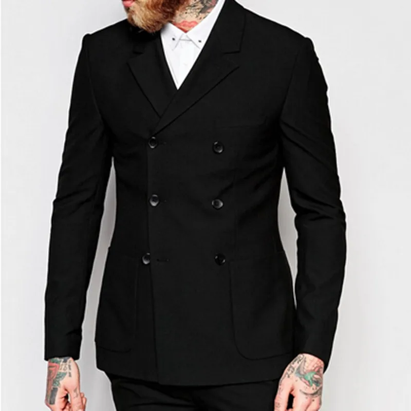 NoEnName_Null 2017 черный двубортный Свадебный Мужской костюм Slim Fit Формальные Костюмы для жениха смокинги для мужчин пиджак делового костюма + штаны
NoEnName_Null 2017 черный двубортный Свадебный Мужской костюм Slim Fit Формальные Костюмы для жениха смокинги для мужчин пиджак делового костюма + штаны