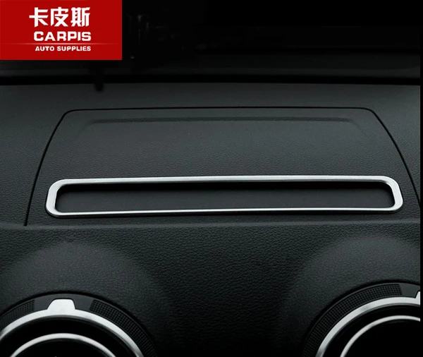 Chrome Car Center Console Cover Frame Car Dashboard GPS Multimedia Display Screen Cover Trim For Audi A3 2013-2016 Car Styling
Chrome Car Center Console Cover Frame Car Dashboard GPS Multimedia Display Screen Cover Trim For Audi A3 2013-2016 Car Styling