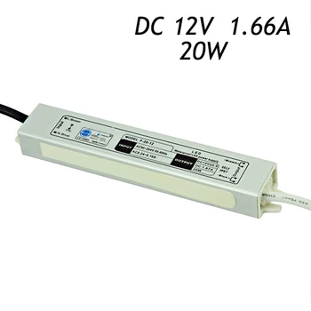 30Pcs 12V 1.66A 20W Waterproof IP67 Transformers AC 110-220V To DC 12V Switch Power Supply Driver For LED Strip Metal shell DHL
30Pcs 12V 1.66A 20W Waterproof IP67 Transformers AC 110-220V To DC 12V Switch Power Supply Driver For LED Strip Metal shell DHL