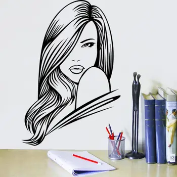 2015 Mondern Long-haired girl Pattern Wall Stickers Home Decor Decoration Art Waterproof Removable 57CM*84CM 
2015 Mondern Long-haired girl Pattern Wall Stickers Home Decor Decoration Art Waterproof Removable 57CM*84CM