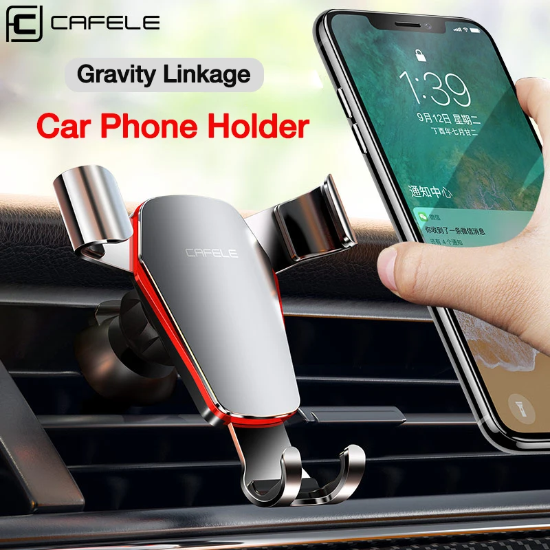 Cafele Gravity Car Phone Holder Air Vent Mount Holder For Phone 360 Rotation Automatic Mobile Phone Stand For Xiaomi 9 iPhone X
Cafele Gravity Car Phone Holder Air Vent Mount Holder For Phone 360 Rotation Automatic Mobile Phone Stand For Xiaomi 9 iPhone X
