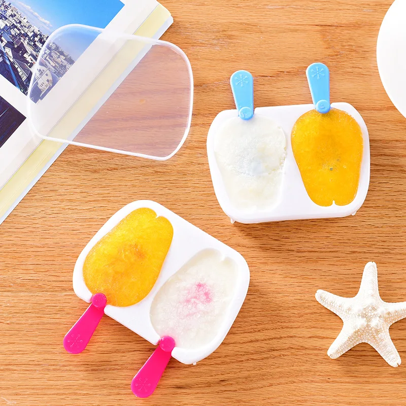 2 Cell PP Frozen Ice Cream Mold Juice Popsicle Maker Children Pop Mould Lolly Tray Silicone Molds Cake Decorating Baking
2 Cell PP Frozen Ice Cream Mold Juice Popsicle Maker Children Pop Mould Lolly Tray Silicone Molds Cake Decorating Baking