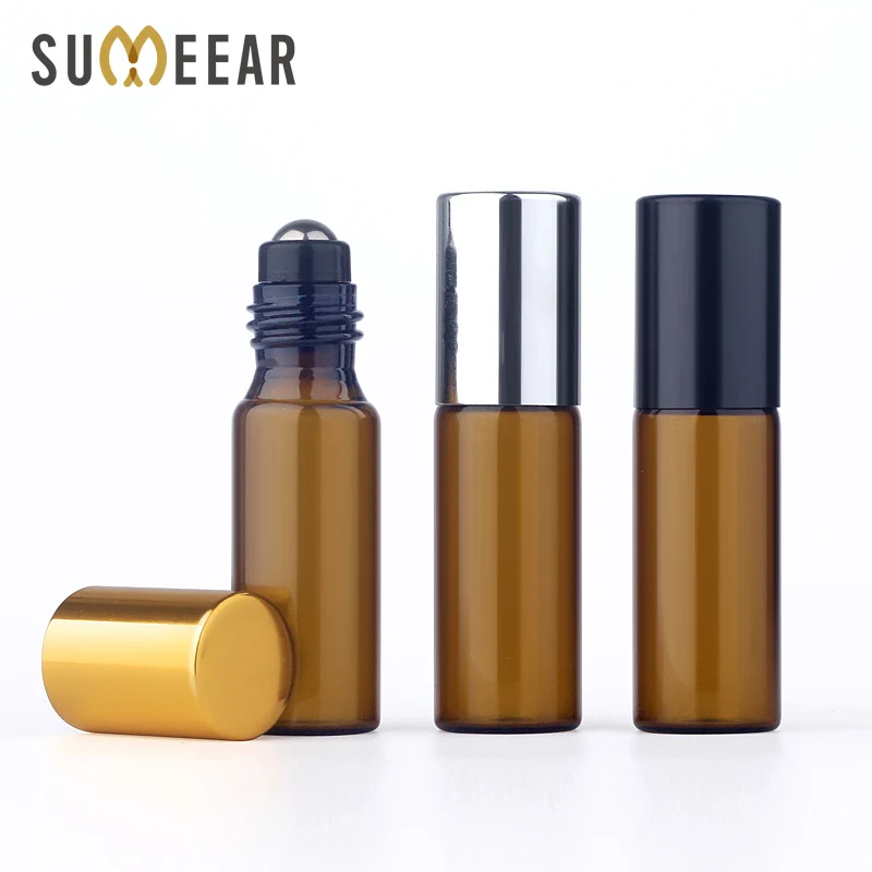 100Piece/Lot 5ML Empty Mini Essential Oil Bottles Amber Glass Bottle Roll On Refillable Perfume Bottle Travel Cosmetic Container
100Piece/Lot 5ML Empty Mini Essential Oil Bottles Amber Glass Bottle Roll On Refillable Perfume Bottle Travel Cosmetic Container