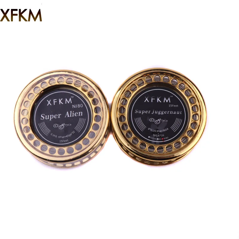 XFKM 5m/roll NI80 Super Alien fused Clapton for RDA RBA Rebuildable Atomizer Heating Wires Coil Tool Alien Clapton Heating Wire
XFKM 5m/roll NI80 Super Alien fused Clapton for RDA RBA Rebuildable Atomizer Heating Wires Coil Tool Alien Clapton Heating Wire