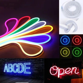 5M LED Neon Strip 220-240V 120LEDS/SMD2835 Flexible Neon IP65 Rope Light Decorative Strip
5M LED Neon Strip 220-240V 120LEDS/SMD2835 Flexible Neon IP65 Rope Light Decorative Strip