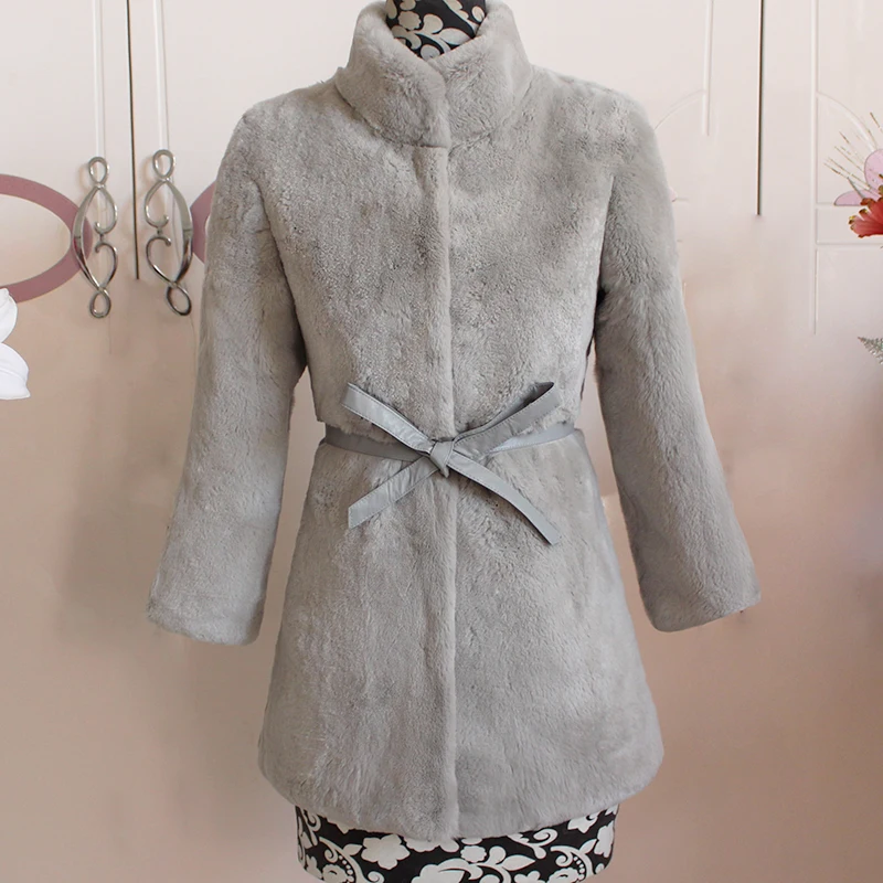 New Women Mandarin Collar Slim Long Warm Rex Rabbit Coat Real Natural Fur Jacket Outwear
New Women Mandarin Collar Slim Long Warm Rex Rabbit Coat Real Natural Fur Jacket Outwear