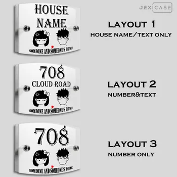Boys and Girls Personalized Modern House Number Door Sign Plaque Street Acrylic Matte Glass TOP 
Boys and Girls Personalized Modern House Number Door Sign Plaque Street Acrylic Matte Glass TOP