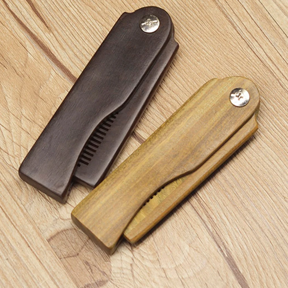 Beard Moustache Folding Pocket Comb- Natural Sandalwood Travel Comb with Leather Case
Beard Moustache Folding Pocket Comb- Natural Sandalwood Travel Comb with Leather Case