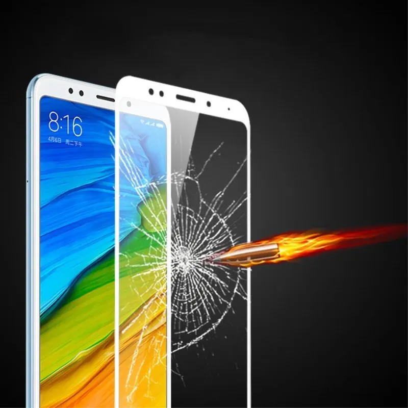 Xiaomi redmi 5 plus glass AGREAL redmi5 screen protector full cover front white black protect film xiaomi redmi 5 tempered glass (5)