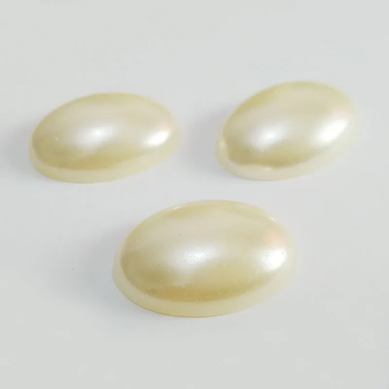 18x25mm beige white Cabochon cameo bezel Flat Back imitation oval Pearl Beads Decals mobile Case shoes bag Glue on hair bow knot
18x25mm beige white Cabochon cameo bezel Flat Back imitation oval Pearl Beads Decals mobile Case shoes bag Glue on hair bow knot