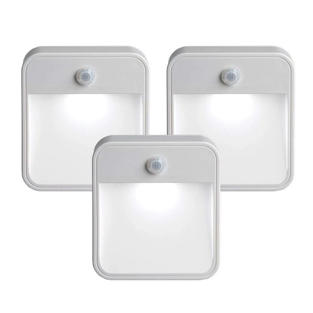 3PCS Motion Sensor Light Bedroom Wardrobe LED Wireless PIR Auto Light Sense Infrared Night Light Cabinet Stair Night Lamp
3PCS Motion Sensor Light Bedroom Wardrobe LED Wireless PIR Auto Light Sense Infrared Night Light Cabinet Stair Night Lamp