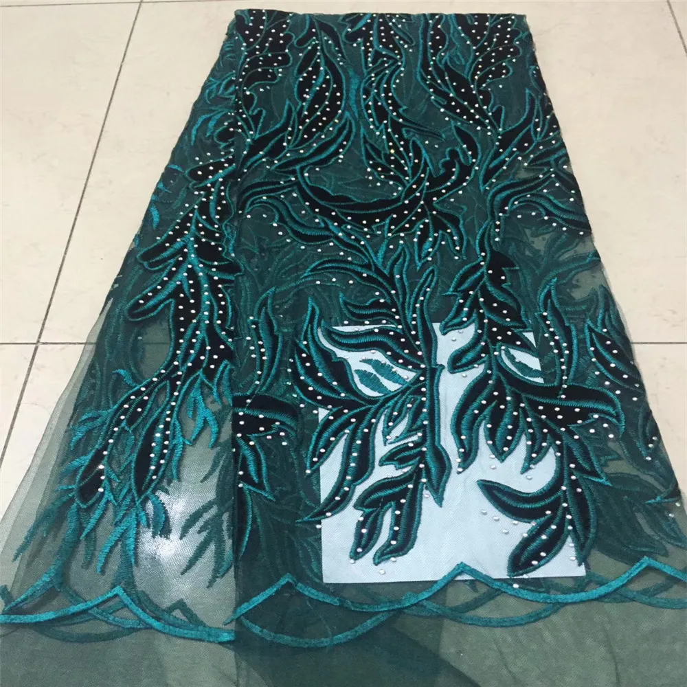 5Yards High Quality Green Party Dress Embroidery African Rhinestones Net Lace Fabric For Women X418-03
5Yards High Quality Green Party Dress Embroidery African Rhinestones Net Lace Fabric For Women X418-03