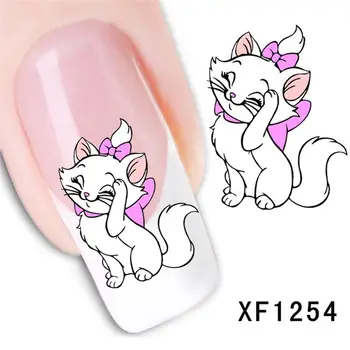Beauty cute cat bowknot nail stickers Water Tranfer nail art stickers nail polish XF1254
Beauty cute cat bowknot nail stickers Water Tranfer nail art stickers nail polish XF1254