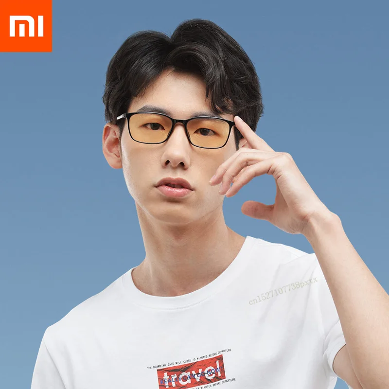 

Xiaomi Mijia TS 60% Anti-blue-rays 100% UV Protective Glasses Eye Protector For Play Phone Computer Games TV Square Glasses