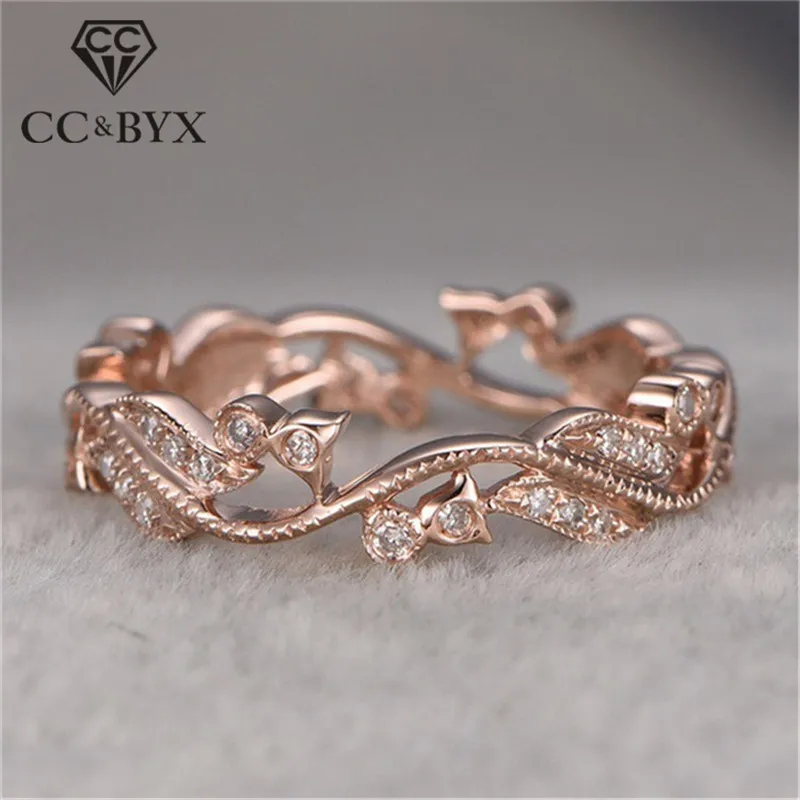 CC Vintage Rings For Women Cubic Zirconia Rose Gold Color Ring Bridal Wedding Engagement Accessories Drop Shipping CC2258
CC Vintage Rings For Women Cubic Zirconia Rose Gold Color Ring Bridal Wedding Engagement Accessories Drop Shipping CC2258