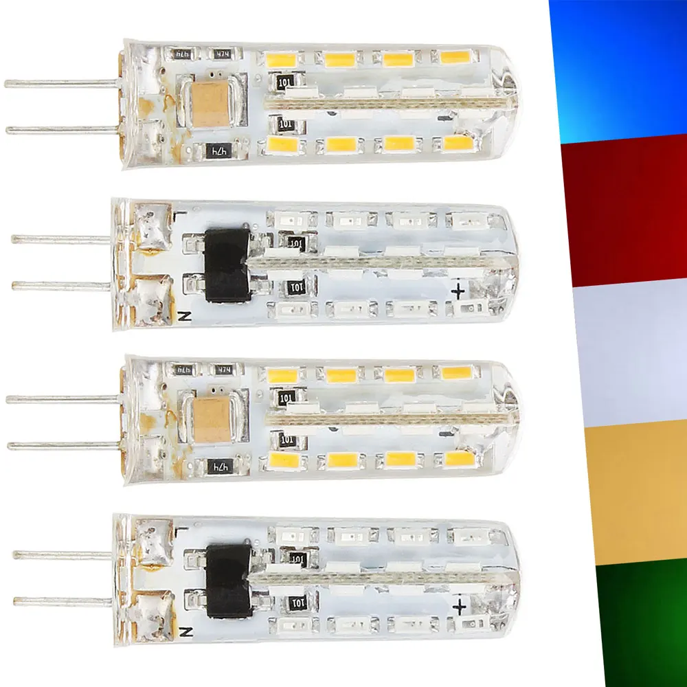 10Pcs/Lot Color Festive Lights G4 3W 32Leds SMD 3014 Led Bulbs Chandelier Crystallights 220v Red Green Bule Cold/Warm White Lamp
10Pcs/Lot Color Festive Lights G4 3W 32Leds SMD 3014 Led Bulbs Chandelier Crystallights 220v Red Green Bule Cold/Warm White Lamp