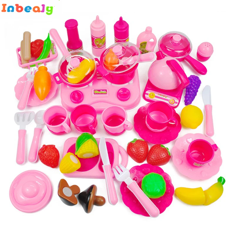 Inbeajy 46Pcs/lot Classic Kitchen sets Toys Cutting Plastic Fruit Vegetable Food Kids Pretend Play Education Toy for Children
Inbeajy 46Pcs/lot Classic Kitchen sets Toys Cutting Plastic Fruit Vegetable Food Kids Pretend Play Education Toy for Children
