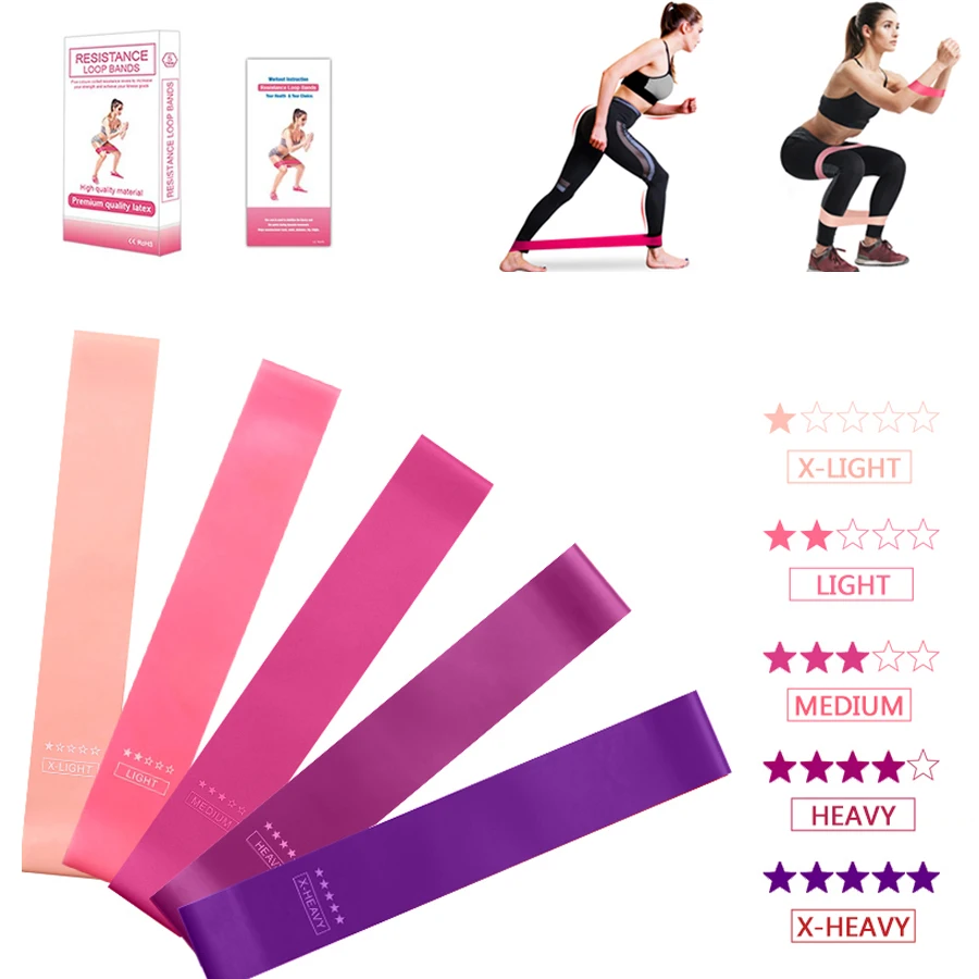 5pcs Training Fitness Gum Exercise Gym Strength Resistance Bands Pilates Sport Rubber Fitness Bands Crossfit Workout Equipment
5pcs Training Fitness Gum Exercise Gym Strength Resistance Bands Pilates Sport Rubber Fitness Bands Crossfit Workout Equipment