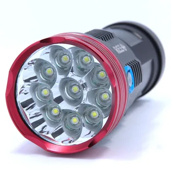 16000 lumens 10T6 LED flashlamp 10 x XM-L T6 LED Flashlight Torch Lamp Light Lantern
16000 lumens 10T6 LED flashlamp 10 x XM-L T6 LED Flashlight Torch Lamp Light Lantern