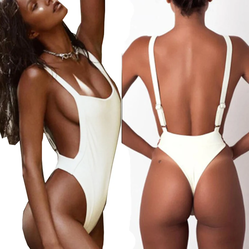 X-HERR Straps Adjustable One Piece Swimsuit Backless White Black Monokini Padded Sexy Women Bikini Beach Wear Unique Swimsuit
X-HERR Straps Adjustable One Piece Swimsuit Backless White Black Monokini Padded Sexy Women Bikini Beach Wear Unique Swimsuit