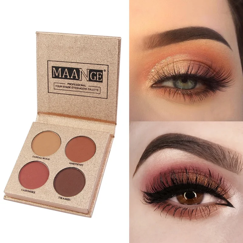 Hot 4 Colors Eye Shadow Palette Masonry Shinning 3D Charming Glitter Eyeshadow Makeup Palette Cosmetics Tool
Hot 4 Colors Eye Shadow Palette Masonry Shinning 3D Charming Glitter Eyeshadow Makeup Palette Cosmetics Tool