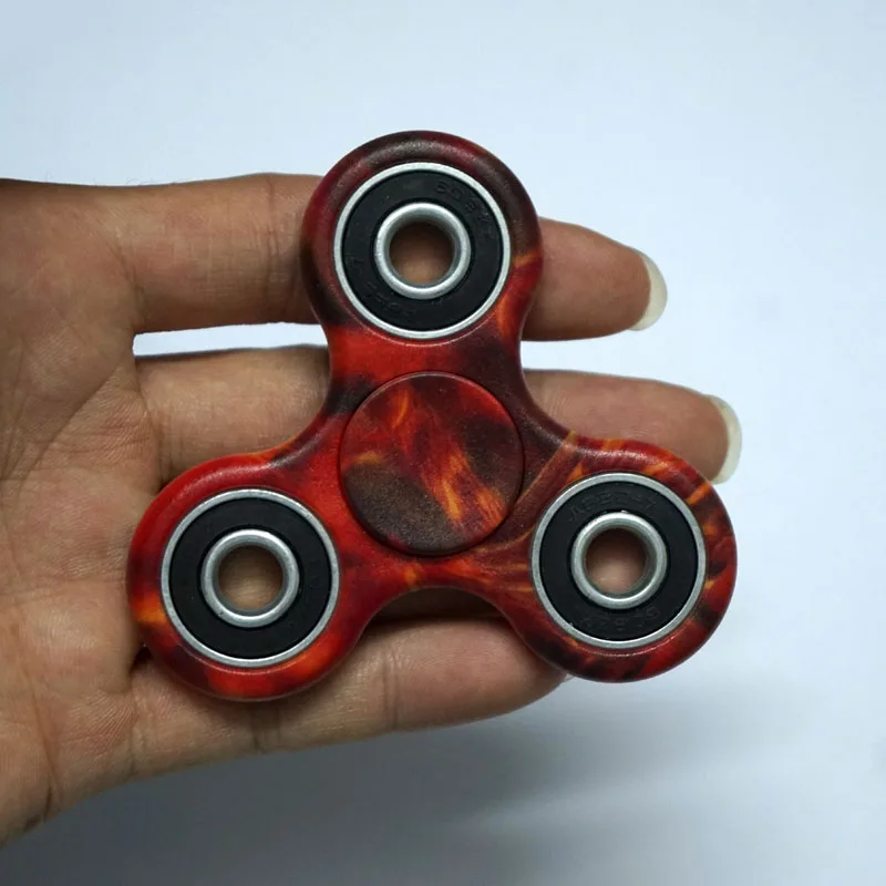 Фото 3D фиджет-Спиннер для пальцев EDC фокус игрушки снятия стресса камуфляжное
