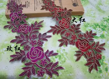 12pieces (6pairs/lot) Very Gorgeous Blue/Gold/Purple/Red/Green Sewing Costume Applique Embroidered Lace Flower Applique
12pieces (6pairs/lot) Very Gorgeous Blue/Gold/Purple/Red/Green Sewing Costume Applique Embroidered Lace Flower Applique