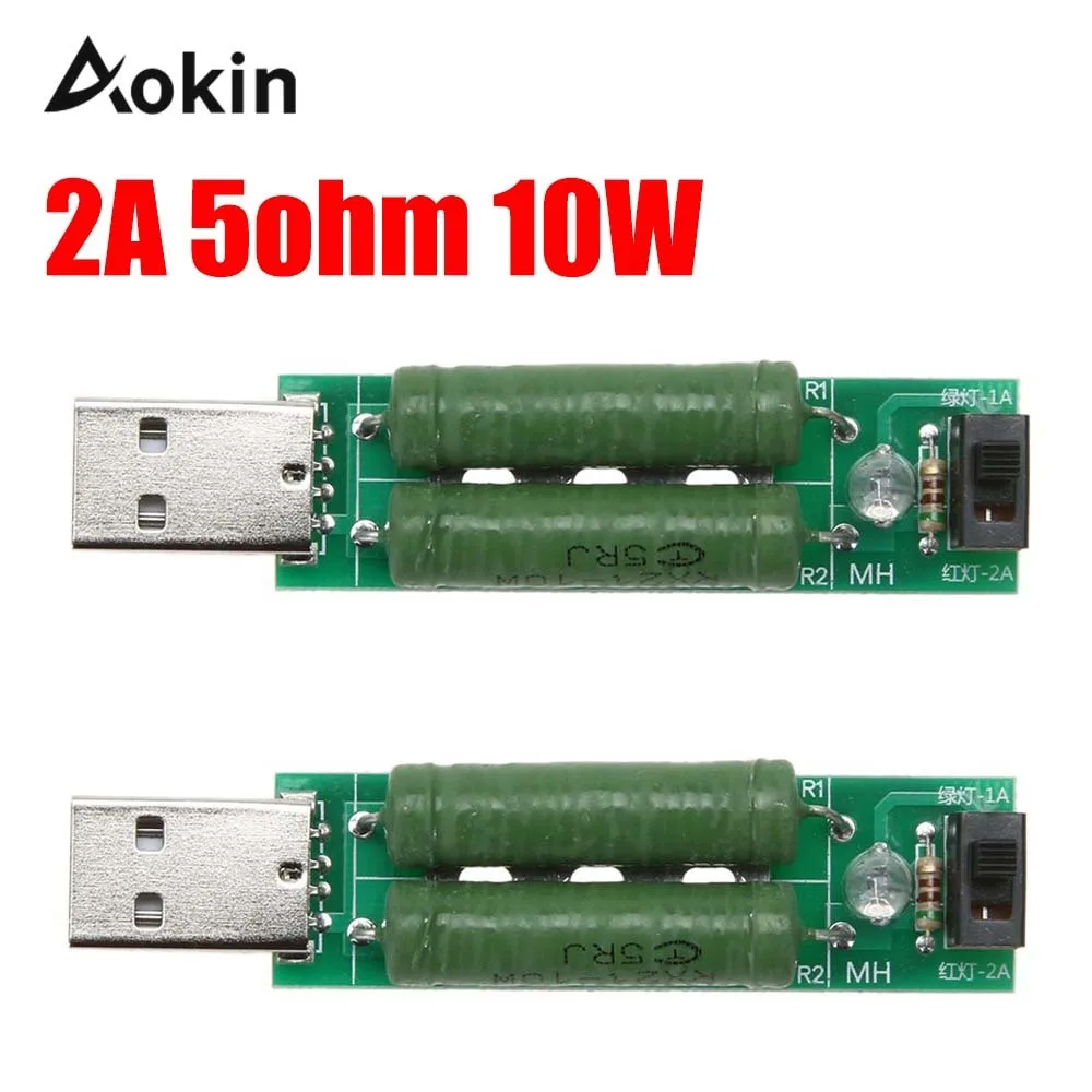 Mini Usb Load Resistance Power Resistors Mobile Power Aging Module 2a 1a With A Switch 10w 5r
Mini Usb Load Resistance Power Resistors Mobile Power Aging Module 2a 1a With A Switch 10w 5r