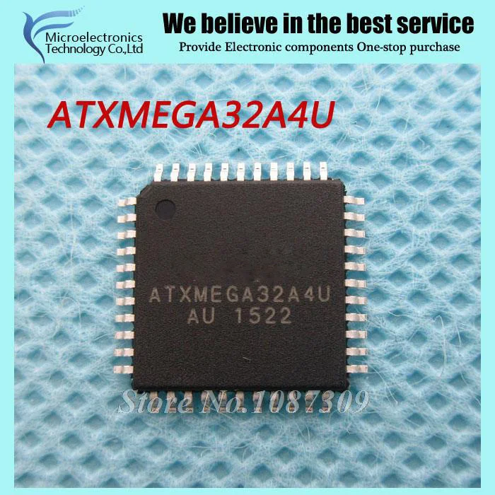 5 шт. Бесплатная доставка ATXMEGA32A4U-AU ATXMEGA32A4U QFP-44 8-разрядные микроконтроллеры-MCU AVR8 32KB