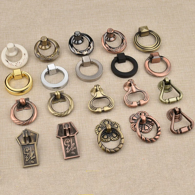 European Antique Drawer Knob Handle Single Hole Black Wardrobe Cupboard Door Pulls Bronze Round Ring Ivory White Handles Silver
European Antique Drawer Knob Handle Single Hole Black Wardrobe Cupboard Door Pulls Bronze Round Ring Ivory White Handles Silver