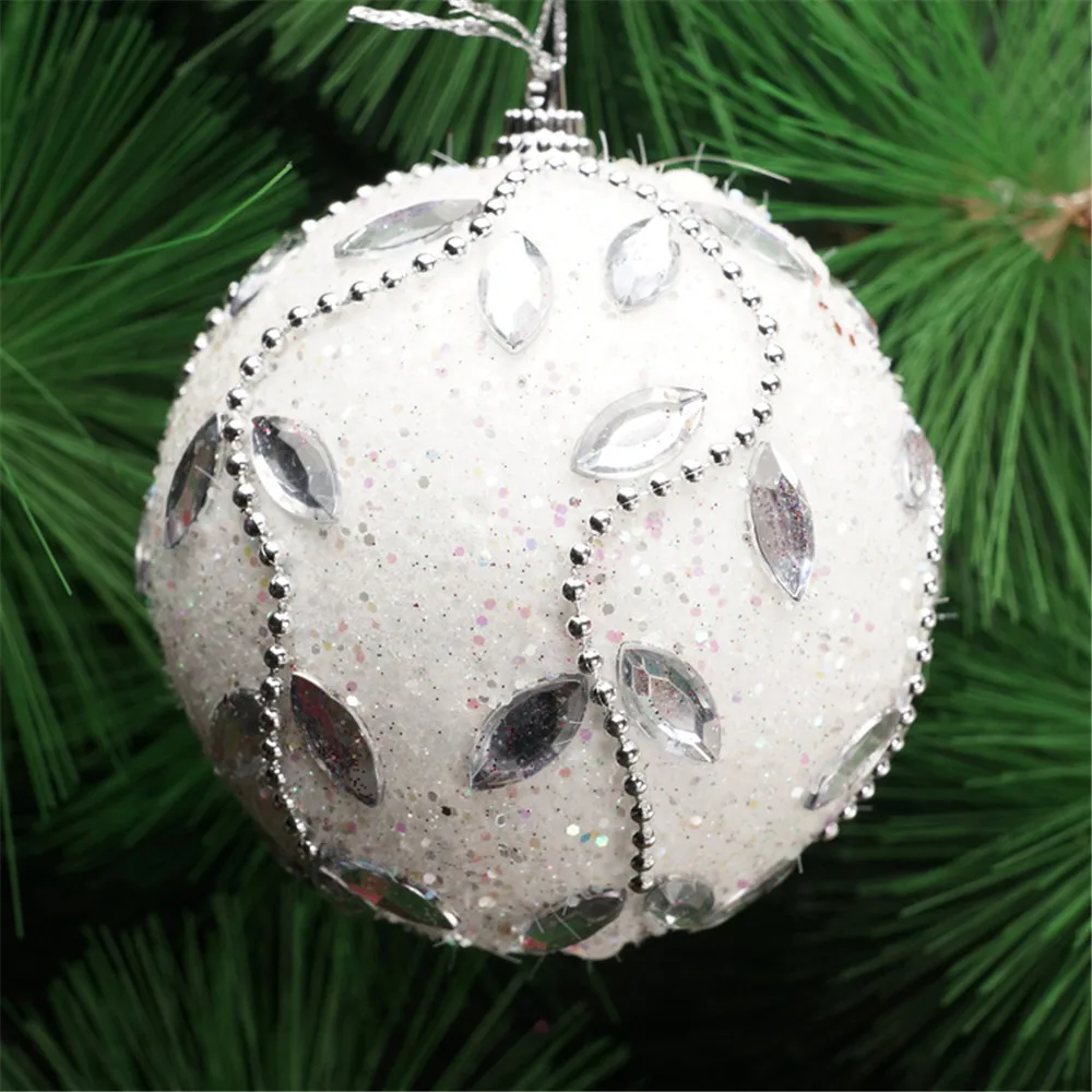Christmas Rhinestone Glitter Baubles Balls Xmas Tree Ornament Decoration 8CM Decorative ball Christmas Hang Decorations Navidad
Christmas Rhinestone Glitter Baubles Balls Xmas Tree Ornament Decoration 8CM Decorative ball Christmas Hang Decorations Navidad