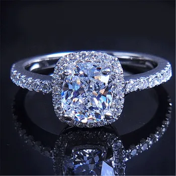 Luxury ring 925 Sterling silver Cushion cut 3ct AAAAA Sona Zircon cz Wedding Band Rings for women Bridal Statement Party Jewelry
Luxury ring 925 Sterling silver Cushion cut 3ct AAAAA Sona Zircon cz Wedding Band Rings for women Bridal Statement Party Jewelry