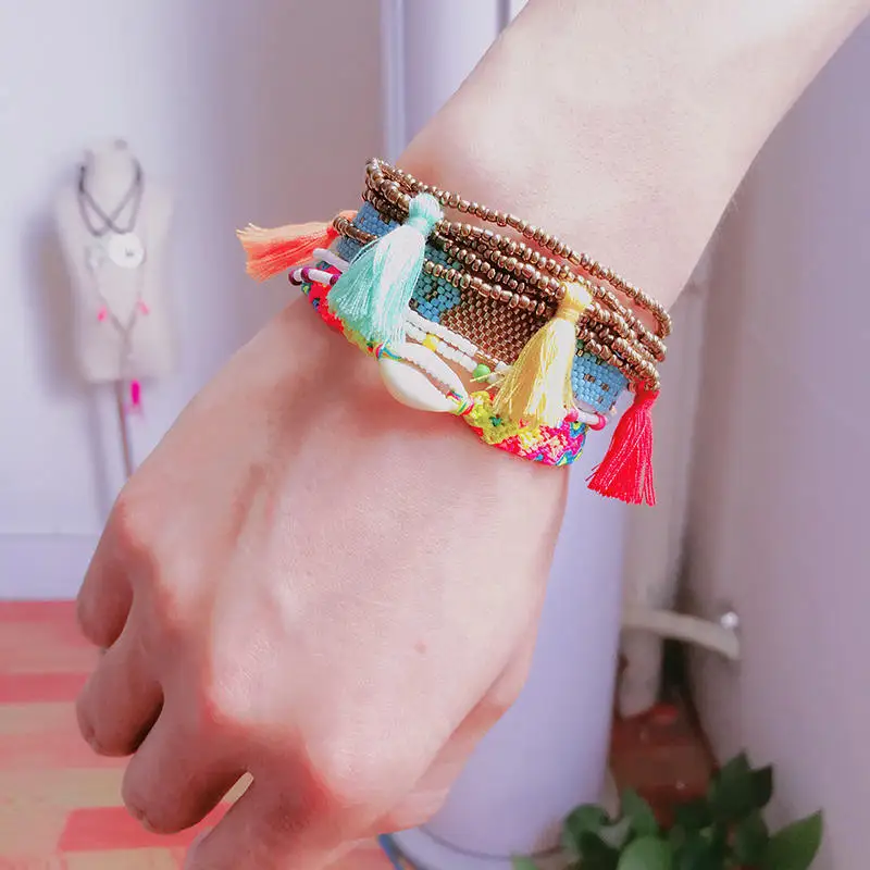 SHINUSBOHO Ethnic Men pulseras Handmade Miyuki Bangles Bracelets for Women Jewelry Tassel Charm Bracelets Friendship Gifts
SHINUSBOHO Ethnic Men pulseras Handmade Miyuki Bangles Bracelets for Women Jewelry Tassel Charm Bracelets Friendship Gifts