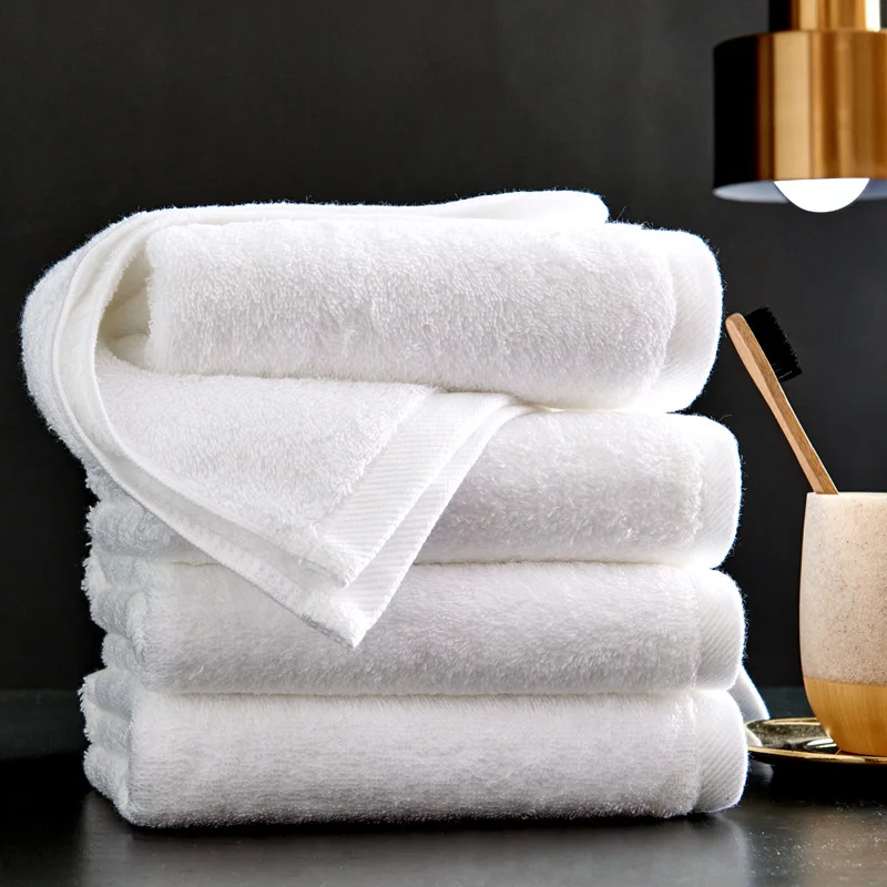 Pure White Star Hotel Cotton Towel Soft Comfortable Hand Face Towel Bar Spa Supply Wholesale Hotel Supplies Quality Cloth 
Pure White Star Hotel Cotton Towel Soft Comfortable Hand Face Towel Bar Spa Supply Wholesale Hotel Supplies Quality Cloth
