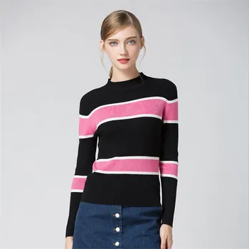 Women Sweater T shirt High Elastic Solid 2017 Fall Winter Fashion Sweater Tshirt Woman Slim Hight Bottoming Knitted Pullovers
Women Sweater T shirt High Elastic Solid 2017 Fall Winter Fashion Sweater Tshirt Woman Slim Hight Bottoming Knitted Pullovers