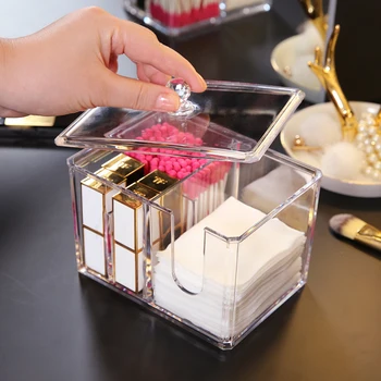 4 grids clear diamond handle cotton swab storage holders plastic clear cotton swab lipstick organizer storage box with lid C5021
4 grids clear diamond handle cotton swab storage holders plastic clear cotton swab lipstick organizer storage box with lid C5021
