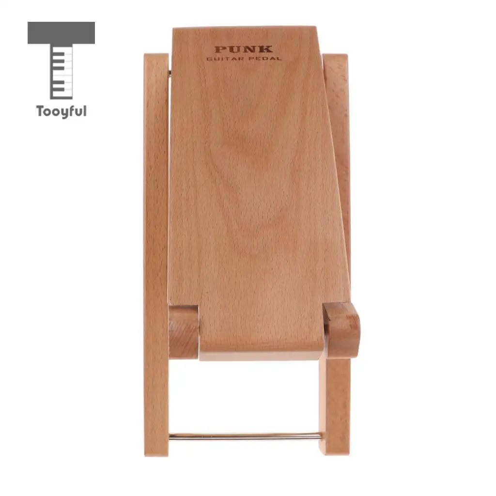 Tooyful Adjustable Stage Guitar Foot Rest Exquisite Foot Stool Stand 4 Height for Guitarist Stage Accessory