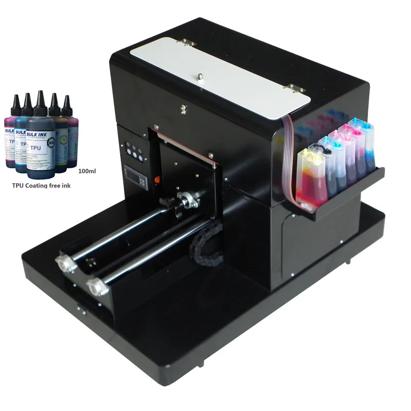 New A4 Flatbed Printer T shirt Printer inkjet Flatbed Printer for CD /DVD Cards Phone case/T-shirt/Pen/Plastic with TPU ink
New A4 Flatbed Printer T shirt Printer inkjet Flatbed Printer for CD /DVD Cards Phone case/T-shirt/Pen/Plastic with TPU ink