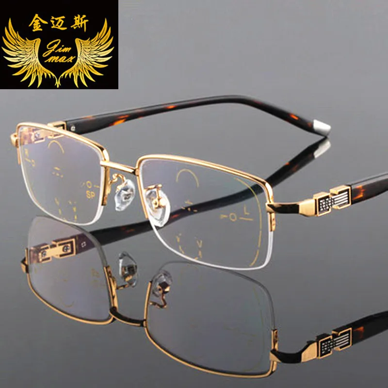 2016 Fashion Men Style Titanium Alloy Quality Progressive Reading Glasses Square Half Rim Multifocal Prsbyopia Glasses for Men
2016 Fashion Men Style Titanium Alloy Quality Progressive Reading Glasses Square Half Rim Multifocal Prsbyopia Glasses for Men
