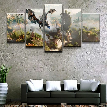 Print Poster Wall HD Art 5 Pieces/Pcs Game Horizon Zero Dawn Canvas Painting Frame Modular Pictures For Living Kids Room Decor
Print Poster Wall HD Art 5 Pieces/Pcs Game Horizon Zero Dawn Canvas Painting Frame Modular Pictures For Living Kids Room Decor