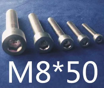 New Free Shipping 30pcs M8X50 M8 Thread 8mm Diameter 50mm Length Hex socket head cap screw Titanium Ti Screw
New Free Shipping 30pcs M8X50 M8 Thread 8mm Diameter 50mm Length Hex socket head cap screw Titanium Ti Screw