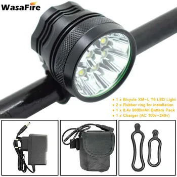 WasaFire 18000Lumen Bicycle Light 9* XM-L T6 LED Head Front Cycling Light Head lamp Torch Bike light for Outdoor Riding Camping
WasaFire 18000Lumen Bicycle Light 9* XM-L T6 LED Head Front Cycling Light Head lamp Torch Bike light for Outdoor Riding Camping