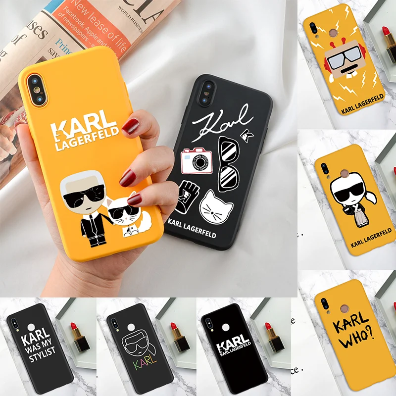 Karl Lagerfeld Fashion Matte Case For Huawei P30 P10 P20 Pro Lite Nova 5Pro Y7 Prime Soft TPU For Huawei P Smart 2019 Back Cover 
Karl Lagerfeld Fashion Matte Case For Huawei P30 P10 P20 Pro Lite Nova 5Pro Y7 Prime Soft TPU For Huawei P Smart 2019 Back Cover
