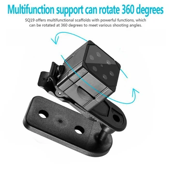 SQ19Mini Camera Micro Video Camera HD 1080P Sensor Night Vision Camcorder DVR DV Motion Recorder Camcorder Support 32GB TF Card
SQ19Mini Camera Micro Video Camera HD 1080P Sensor Night Vision Camcorder DVR DV Motion Recorder Camcorder Support 32GB TF Card